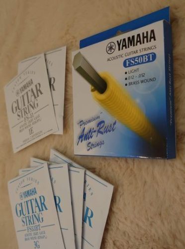 ヤマハのコーティング弦FS50BT